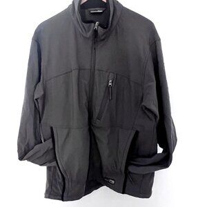 REI Grey Zipper Soft Shell Jacket Size Large